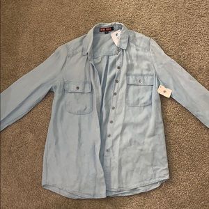 Button up “denim” type shirt